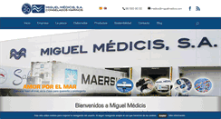 Desktop Screenshot of miguelmedicis.com